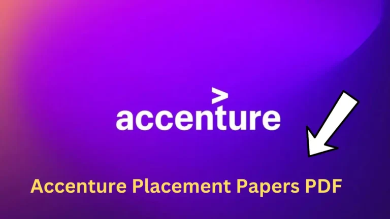Accenture Placement Papers