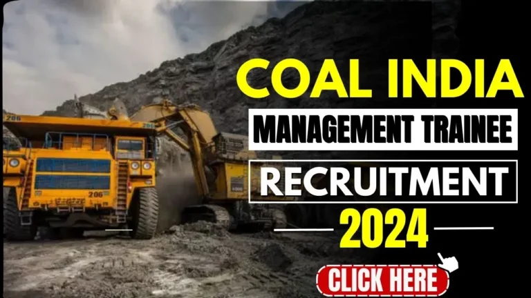 COAL India Recruitment 2024